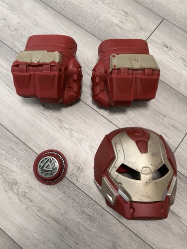 Marvel iron man mask gloves - man, mask,